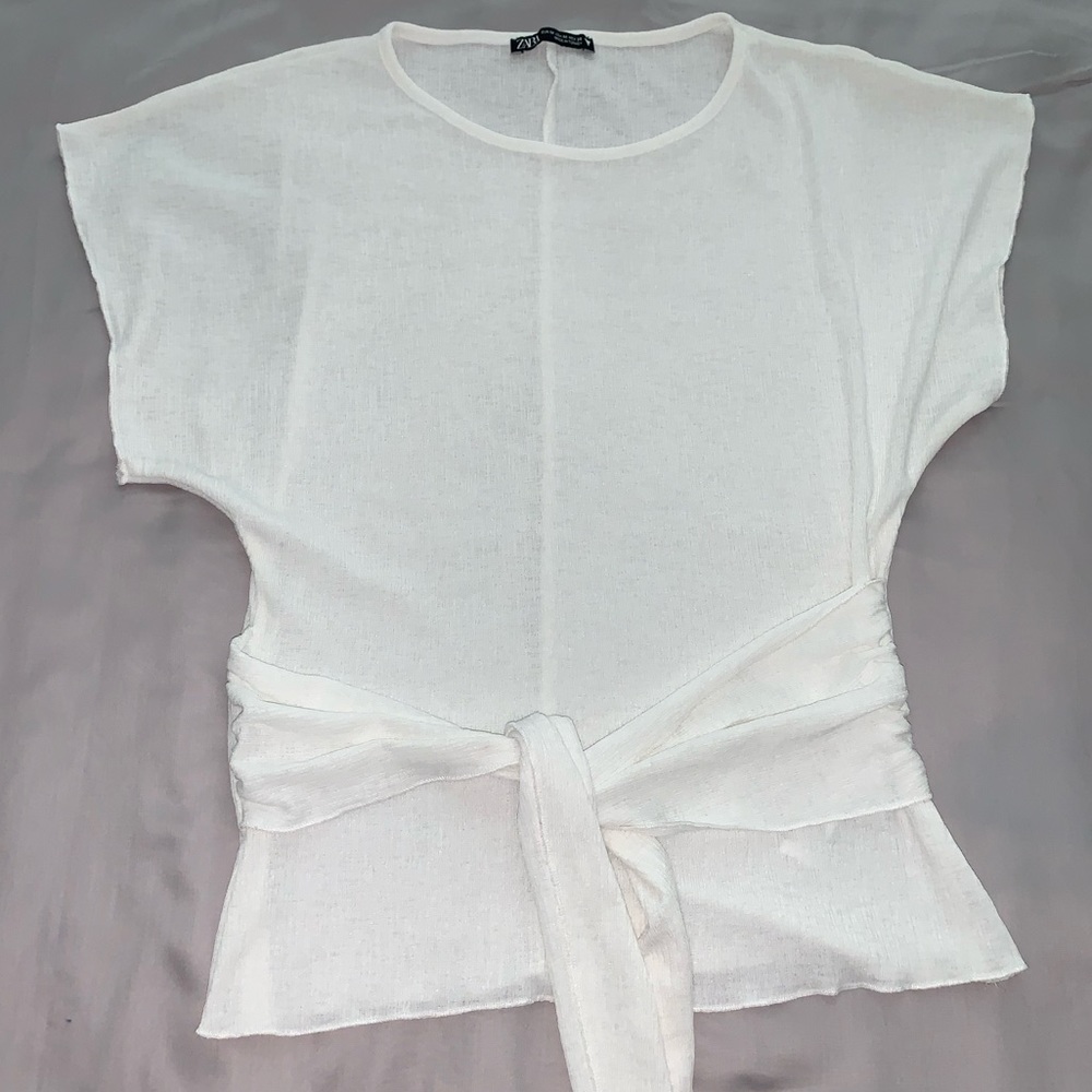 Zara White Top